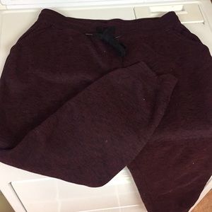 Sherpa lined joggers